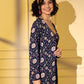 Rajwada - Blue Crepe Printed Stitched Co Ord Set