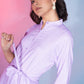 Rajwada Women Lavender Viscose Rayon Self Design Stitched Co-Ord Set