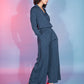 Rajwada Women Teal Green Viscose Rayon Printed Stitched Co-Ord Set