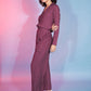 Rajwada Women Rust Maroon Viscose Rayon Printed Co-Ord Set