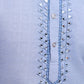 Rajwada Blue Viscose Rayon Mirror Work Stitched Kurta For Men