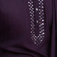 Rajwada Purple Viscose Rayon Mirror Work Stitched Kurta Set For Men