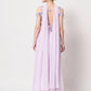 Rajwada Women Lavender Georgette Semi Stitched Lehenga With Unstitched Blouse