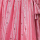 Rajwada - Modern Pink Chinon Silk Embellished Semi Stitched Lehenga with Unstitched Blouse