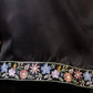 Rajwada Black Satin Embellished Stitched Kurta Set For Kids