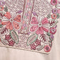 Rajwada Peach Viscose Silk Embroidered Stitched Kurta Set For Kids
