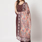  Rajwada - Brown Cotton Printed Stitched Kurta Set