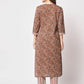  Rajwada - Brown Cotton Printed Stitched Kurta Set