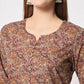  Rajwada - Brown Cotton Printed Stitched Kurta Set