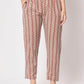  Rajwada - Brown Cotton Printed Stitched Pant