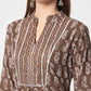  Rajwada - Stunning Brown Cotton Printed Stitched Kurta Set