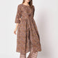  Rajwada - Attractive Brown Cotton Printed Stitched Kurta Set