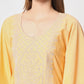 Rajwada - Classic Yellow Silk Blend Embroidered Stitched Kurta Set