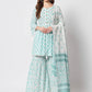  Rajwada - Classic Blue Cotton Printed Stitched Kurta Set