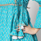 Rajwada - Pretty Blue Cotton Printed Stitched Kurta Set