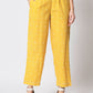 Rajwada - Beautiful Yellow Cotton Printed Stitched Pant