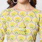 Rajwada - Stylish Lime Green Cotton Printed Stitched Kurta Set