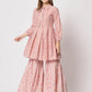  Rajwada - Beautiful Pink Cotton Printed Stitched Kurta Set