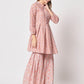  Rajwada - Beautiful Pink Cotton Printed Stitched Kurta Set