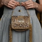 Rajwada Blush Pink Embellished Clutch For Women