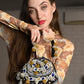 Rajwada Black Embroidered Batuwa Bag For Women