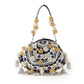 Rajwada Black Embroidered Batuwa Bag For Women