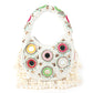 Rajwada White Cutdana Embroidered Clutch For Women
