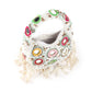 Rajwada White Cutdana Embroidered Clutch For Women