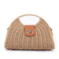 Rajwada Beige Textured Jute Evening Clutch For Women