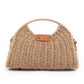 Rajwada Beige Textured Jute Evening Clutch For Women