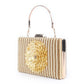 Rajwada Gold Embroidered Bridal Clutch For Women