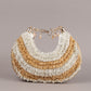 Rajwada Gold And Silver Tasseled Moon Clutch For Women