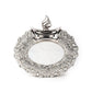 Rajwada Statement Ornate Silver Metal Clutch For Women