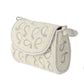Rajwada Statement Ornate White Pearl Embroidered Clutch For Women