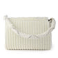 Rajwada Statement Ornate White Pearl Embroidered Clutch For Women