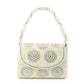 Rajwada Statement Ornate White Pearl Embroidered Clutch For Women