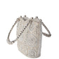 Rajwada Silver Cutdana Embroidered Clutch For Women