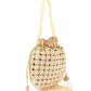 Rajwada Yellow Embroidered Potli Bag For Women