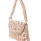 Rajwada Peach Embroidered Bridal Clutch For Women