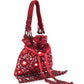 Rajwada Red Embroidered Batuwa Bag For Women