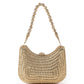 Rajwada Golden Metal Clutch For Women