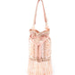 Rajwada Peach Pearl Embroidered Potli Bag For Women