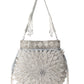 Rajwada Grey Cutdana Embroidered Potli Bag For Women