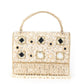 Rajwada Golden Sequins Embroidered Structured Clutch For Women