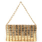 Rajwada Golden Metal Clutch For Women