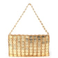 Rajwada Golden Metal Clutch For Women
