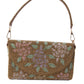 Rajwada Brown Embellished Structured Clutch For Women