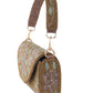 Rajwada Brown Embellished Structured Clutch For Women