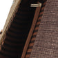 Rajwada Brown Embellished Structured Clutch For Women