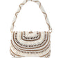 Rajwada Ornate White Pearl Embroidered Clutch For Women